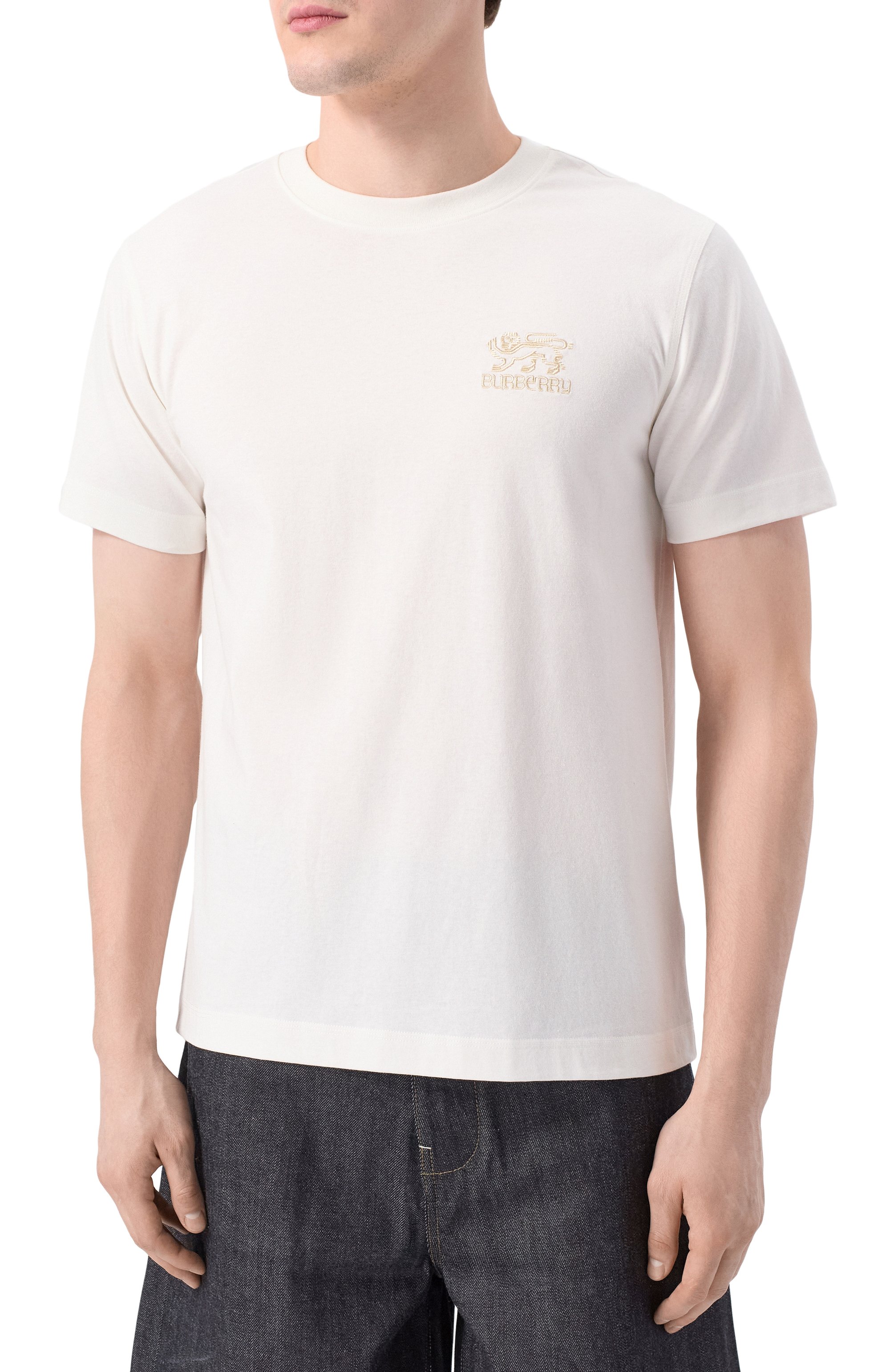 Хлопковая футболка BURBERRY, арт. 8101901, фото 3