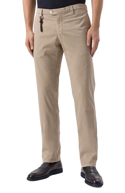 Брюки из хлопка и шелка MARCO PESCAROLO, арт. SLIM80/5100, фото 3