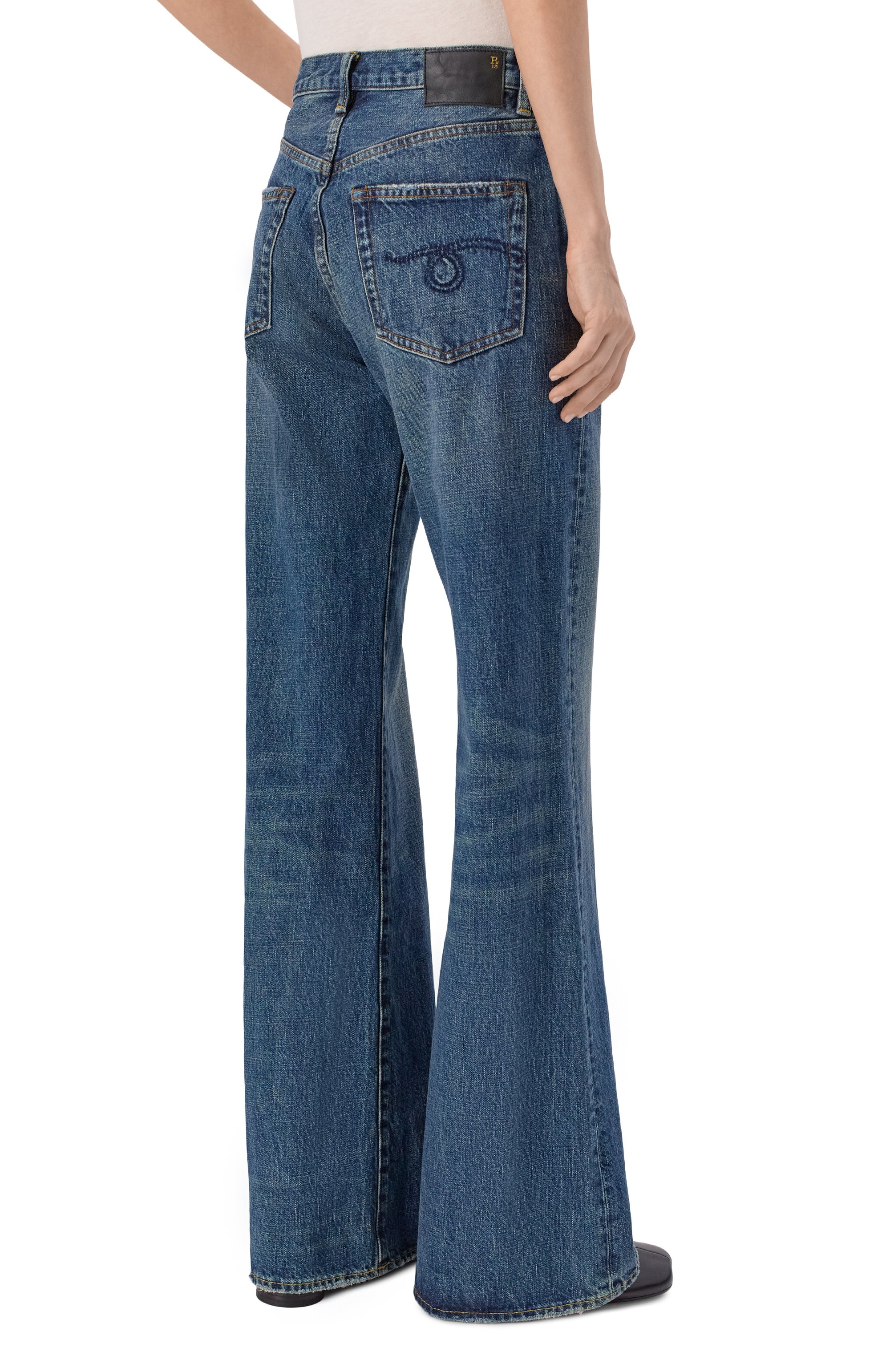 Джинсы charlotte R13, арт. R13WD188-D377B, фото 4