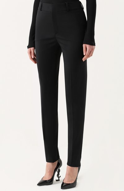 Брюки прямого кроя со стрелками SAINT LAURENT, арт. 468583/Y174Q, фото 3