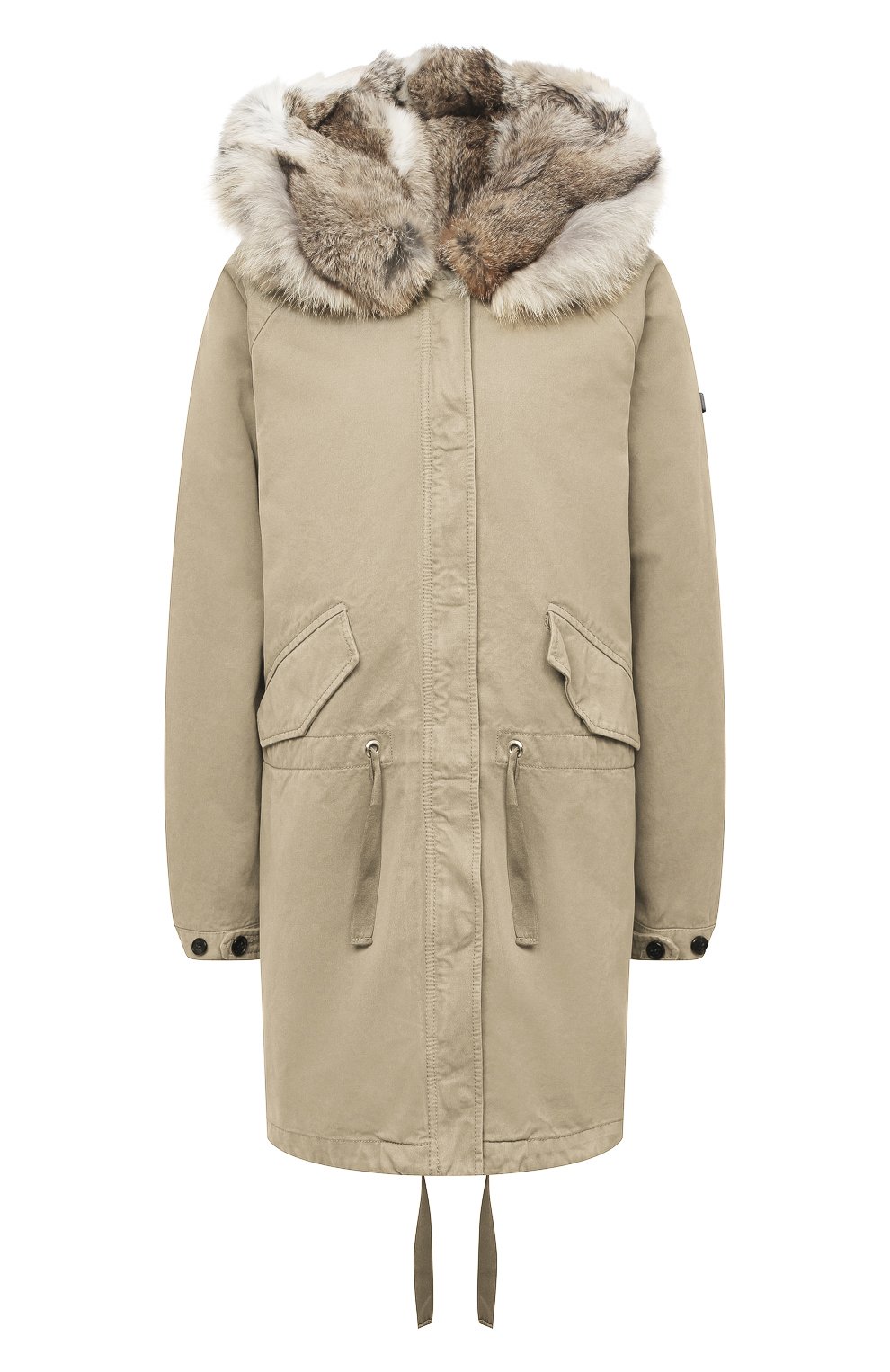 Парка с меховой подкладкой LEMPELIUS бежевого цвета по цене 174500 руб., арт. 6000/279RCS25, фото 1 Парка с меховой подкладкой LEMPELIUS, арт. 6000/279RCS25, фото 1