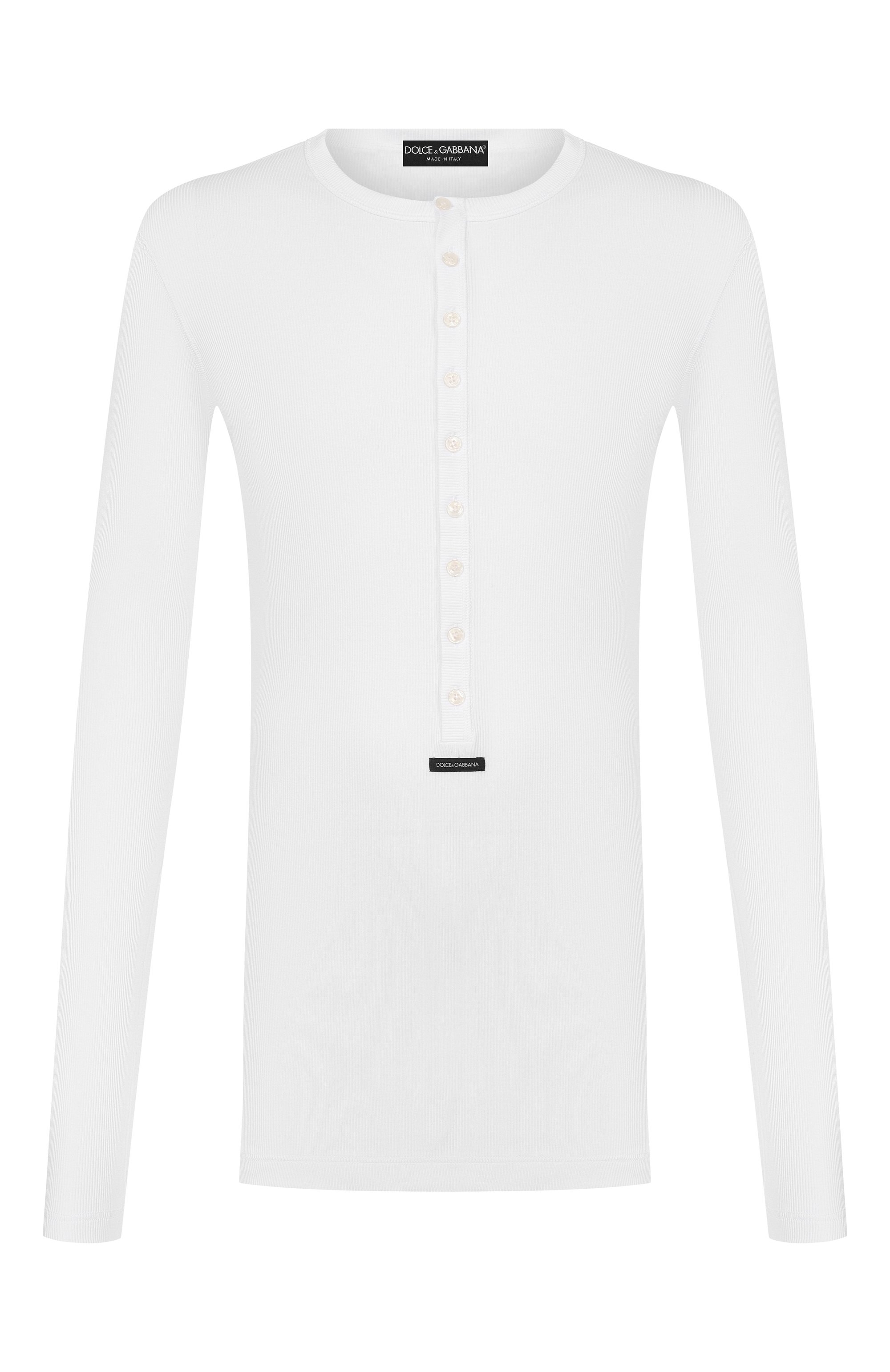 Хлопковый лонгслив-хенли DOLCE & GABBANA, арт. G8PG8T/G7P3J, фото 1