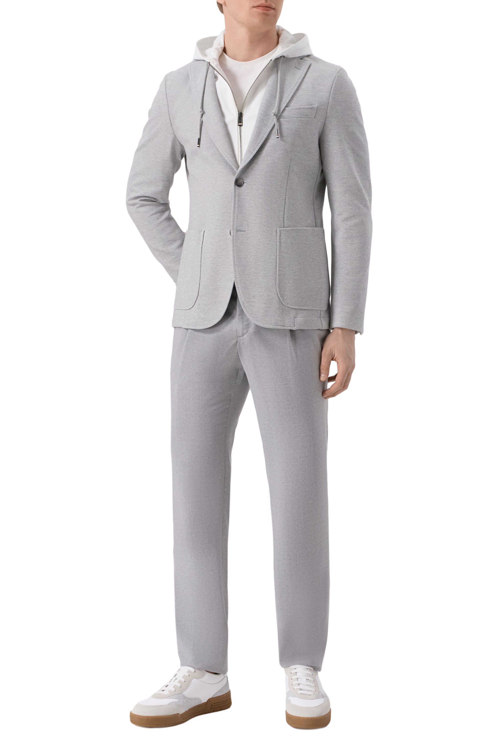 Хлопковый пиджак BOSS, арт. 50545835, фото 2