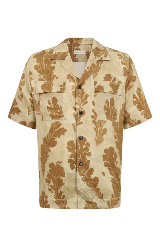 Рубашка из вискозы Dries Van Noten 251-020736-1027 Бежевый 251-020736-1027