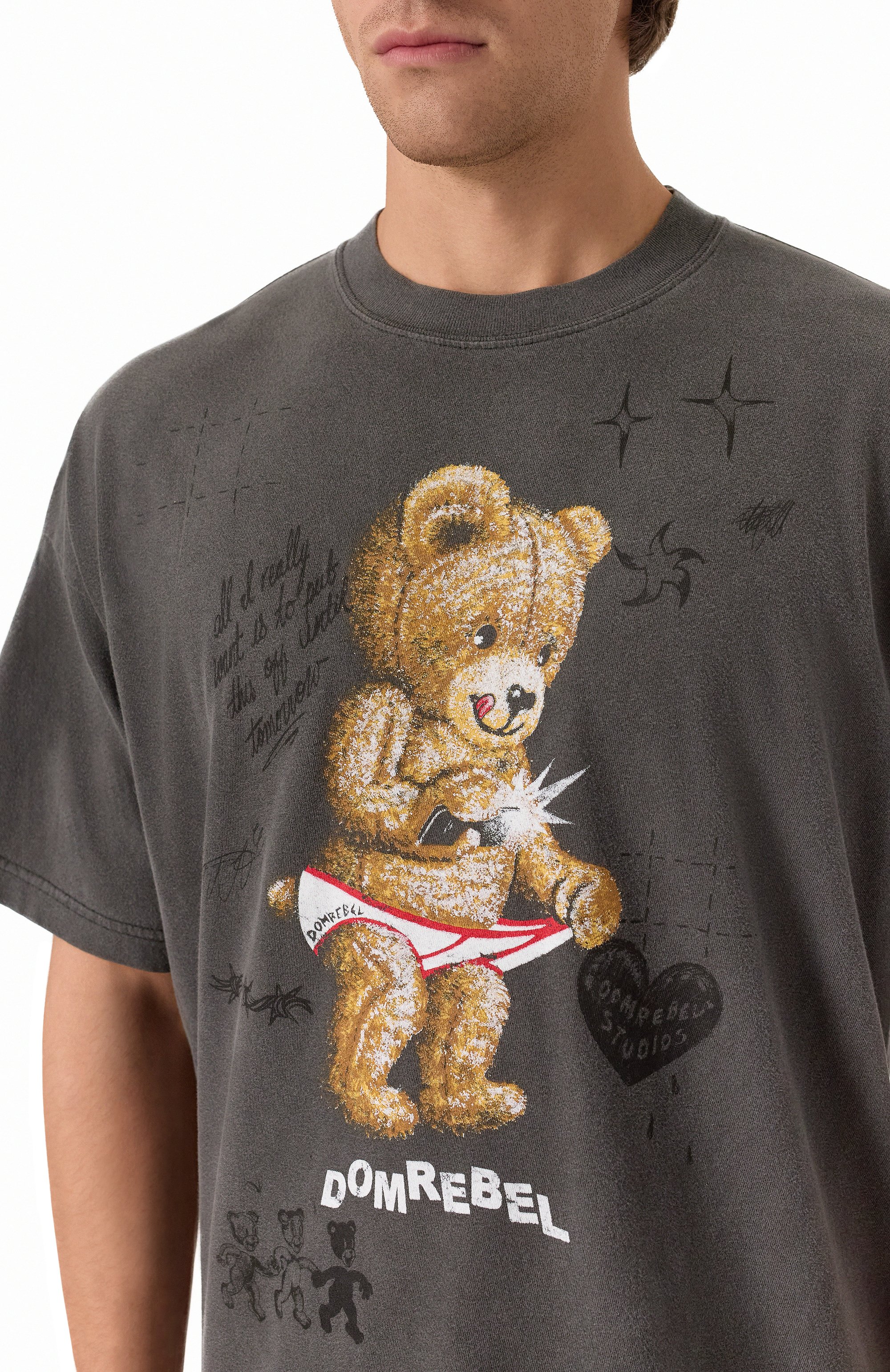 Хлопковая футболка DOMREBEL, арт. M SNAP SKETCH, фото 5