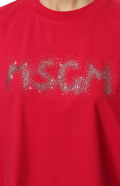 Хлопковая футболка MSGM, арт. 3341MDM107 227798, фото 5