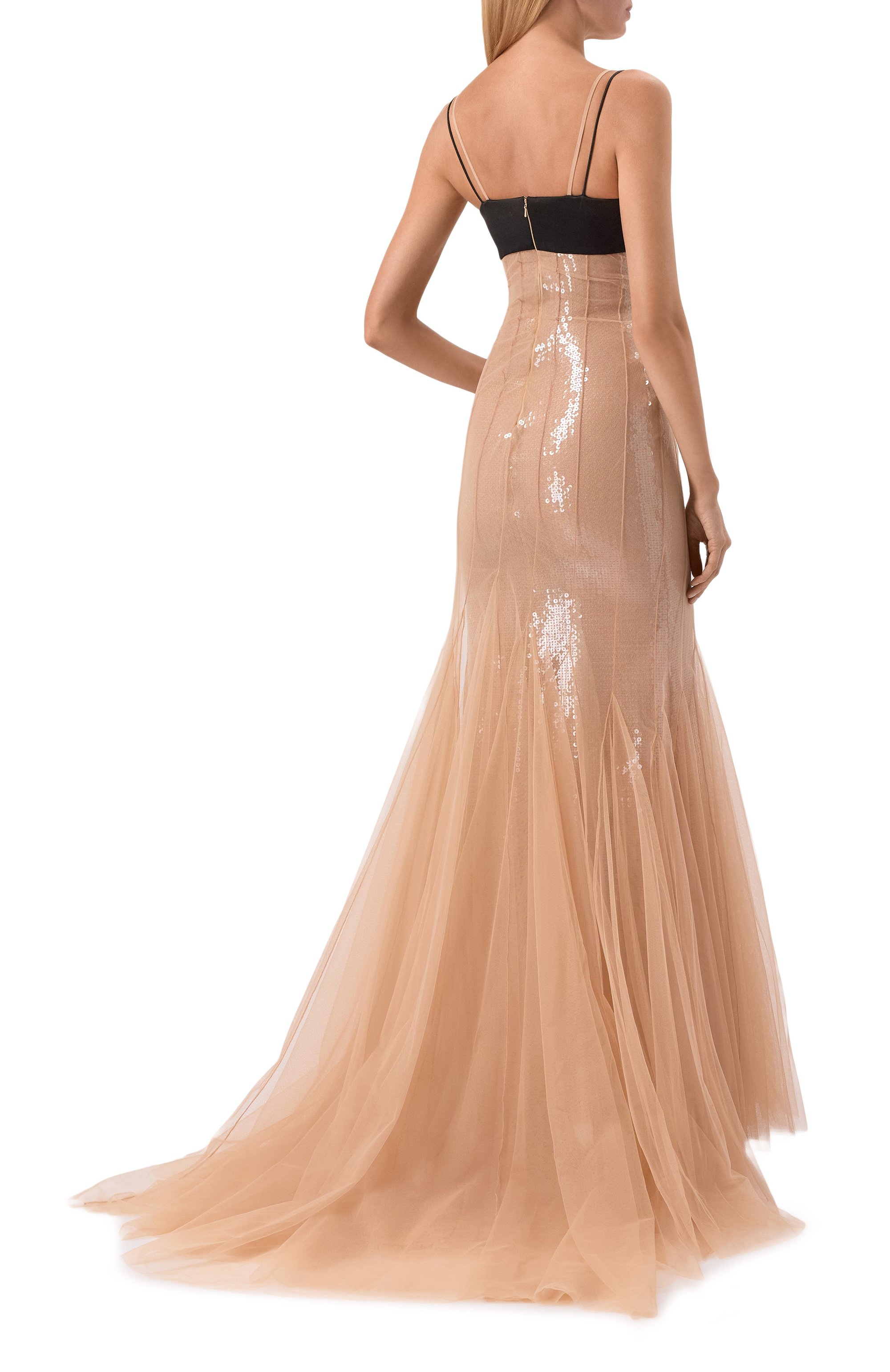 Платье с отделкой пайетками DAVID KOMA, арт. PF25DK47DL, фото 3