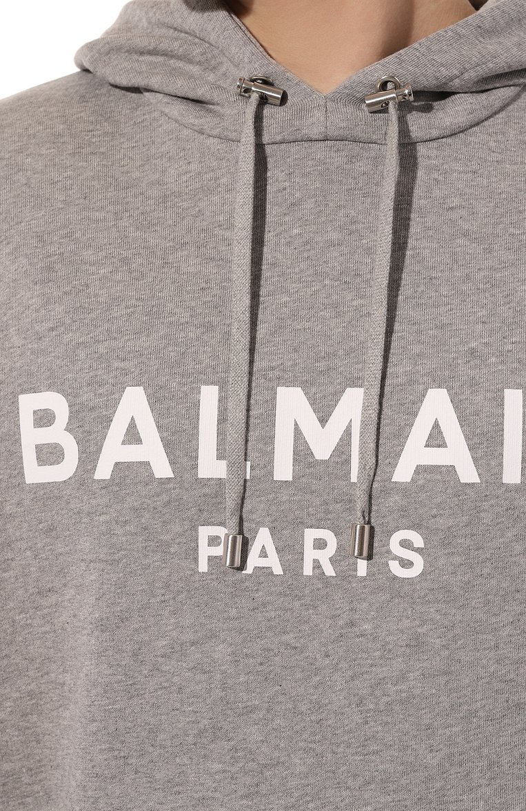 Хлопковое худи BALMAIN, арт. CH1JR002/BB65, фото 1