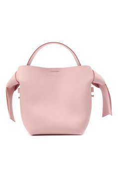 Женская сумка musubi mini ACNE STUDIOS розового цвета, арт. A10093 | Фото 1 (Сумки-технические: Сумки через плечо, Сумки top-handle; Материал: Натуральная кожа; Материал сплава: Проставлено; Размер: mini; Ремень/цепочка: На ремешке; Драгоценные камни: Проставлено)