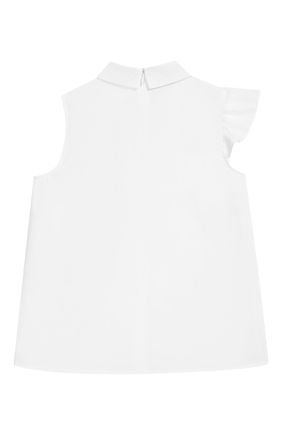 Хлопковая блузка без рукавов SIMONETTA белого цвета по цене 9520 руб., арт. 1K5032/KA010/5-8, фото 2 Хлопковая блузка без рукавов SIMONETTA, арт. 1K5032/KA010/5-8, фото 2