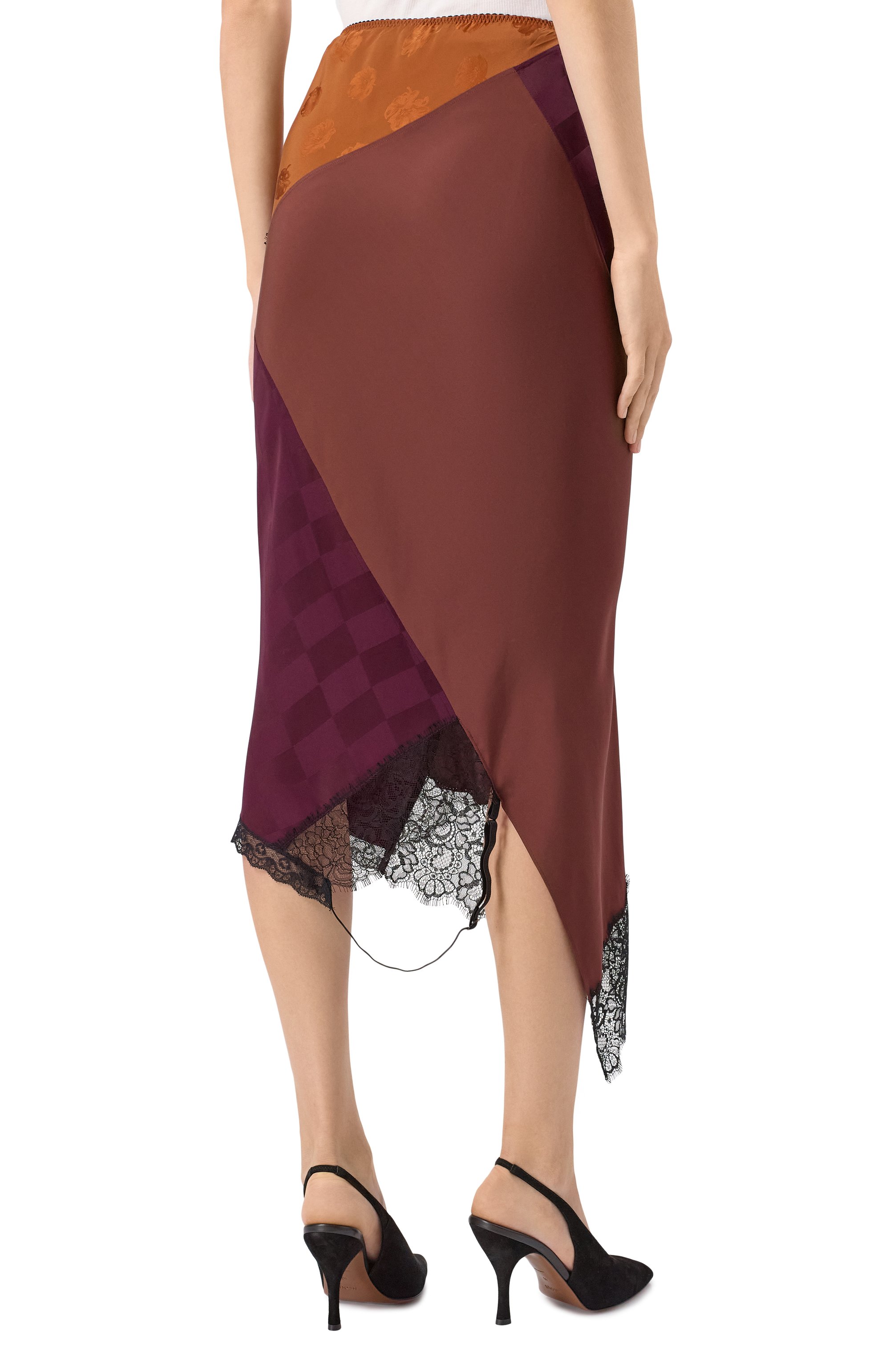 Юбка из вискозы и шелка MOSCHINO, арт. A0119/5535, фото 4