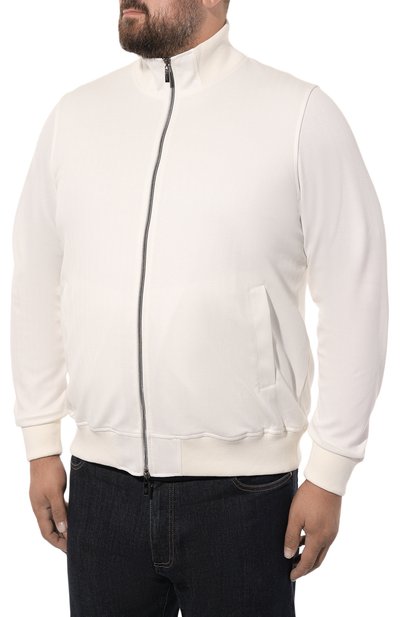 Толстовка MVST белого цвета по цене 111500 руб., арт. 14M459.PL00.MUST./58-62, фото 3 Толстовка MVST, арт. 14M459.PL00.MUST./58-62, фото 3