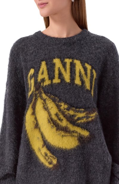 Шерстяной свитер GANNI, арт. K2516, фото 5