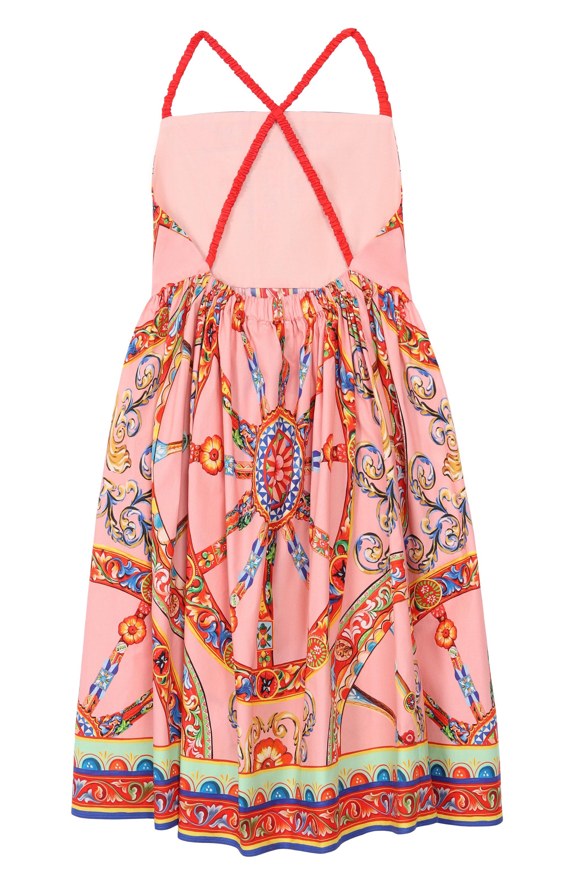 Хлопковый сарафан DOLCE & GABBANA, арт. L54DV3/FI501_001, фото 2