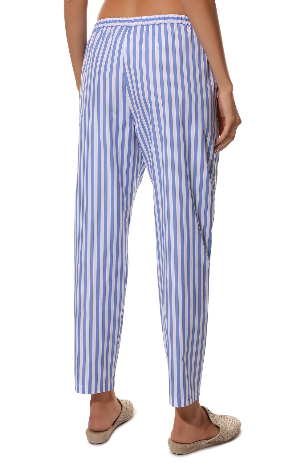 Хлопковая пижама WEEKEND MAX MARA голубого цвета по цене 47330 руб., арт. GERALD 31110126-SASIA 31310126, фото 6 Хлопковая пижама WEEKEND MAX MARA, арт. GERALD 31110126-SASIA 31310126, фото 6