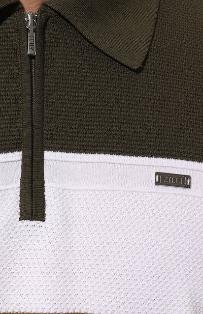 Поло из шелка и хлопка ZILLI, арт. KZP002M0142VH0L00, фото 5