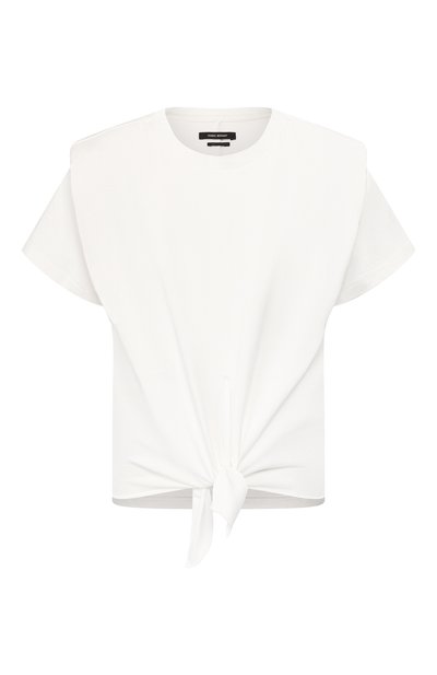 Женская хлопковая футболка ISABEL MARANT, арт. TS0749-20E054I/BELITA