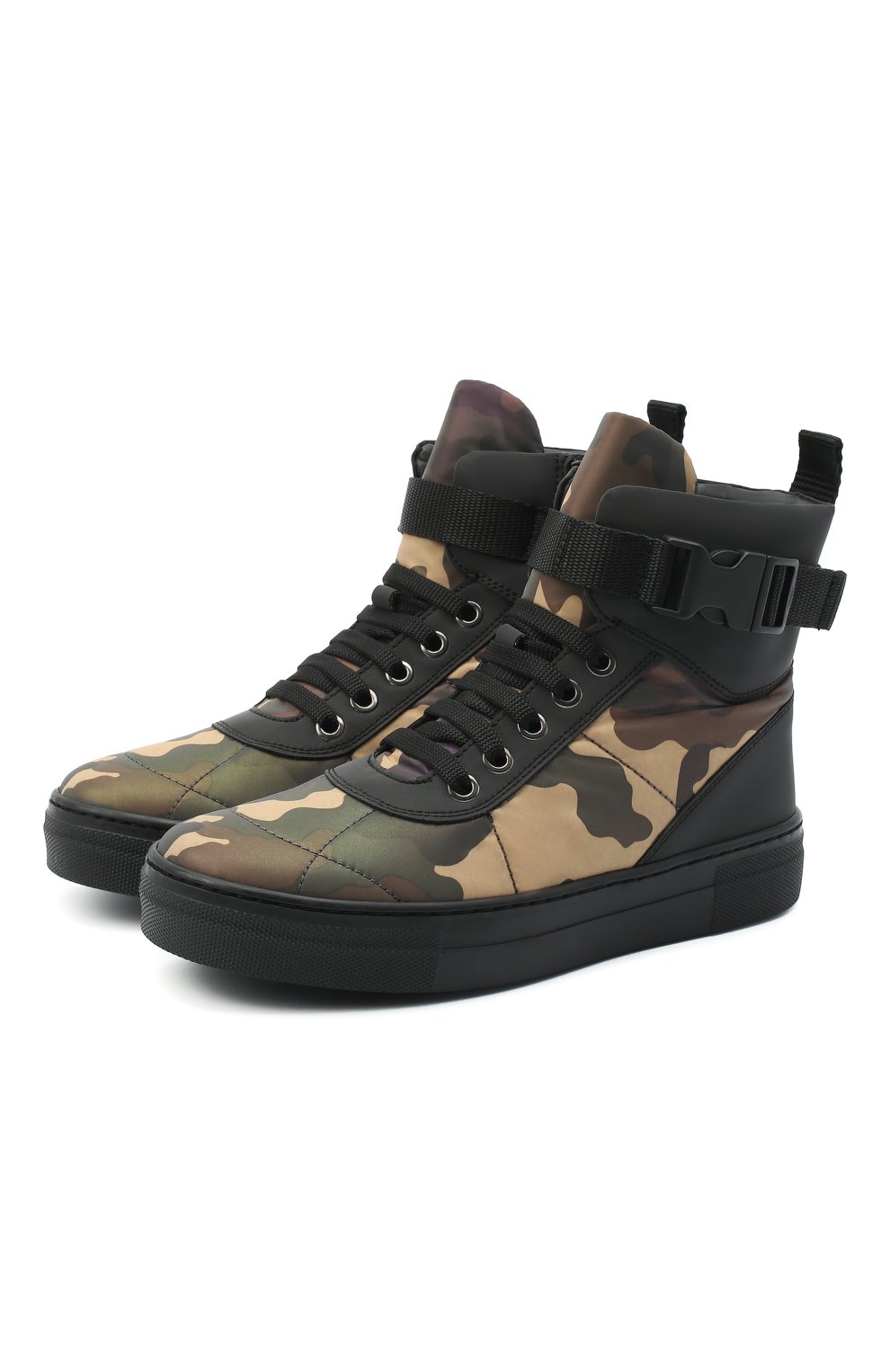 Высокие кеды MISSOURI черного цвета по цене 21800 руб., арт. 85873 A/35-41, фото 1 Высокие кеды MISSOURI, арт. 85873 A/35-41, фото 1