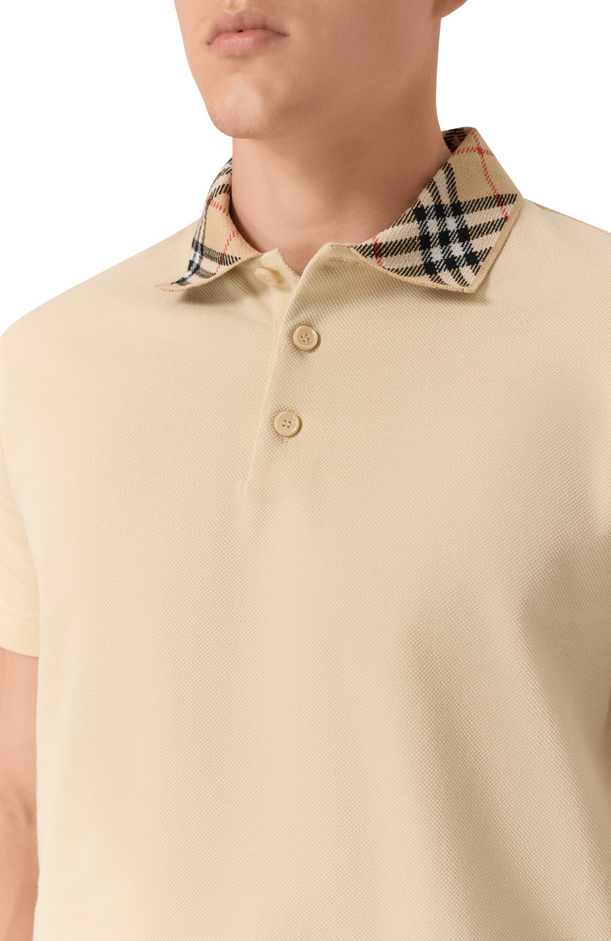 Хлопковое поло BURBERRY, арт. 8103864, фото 5