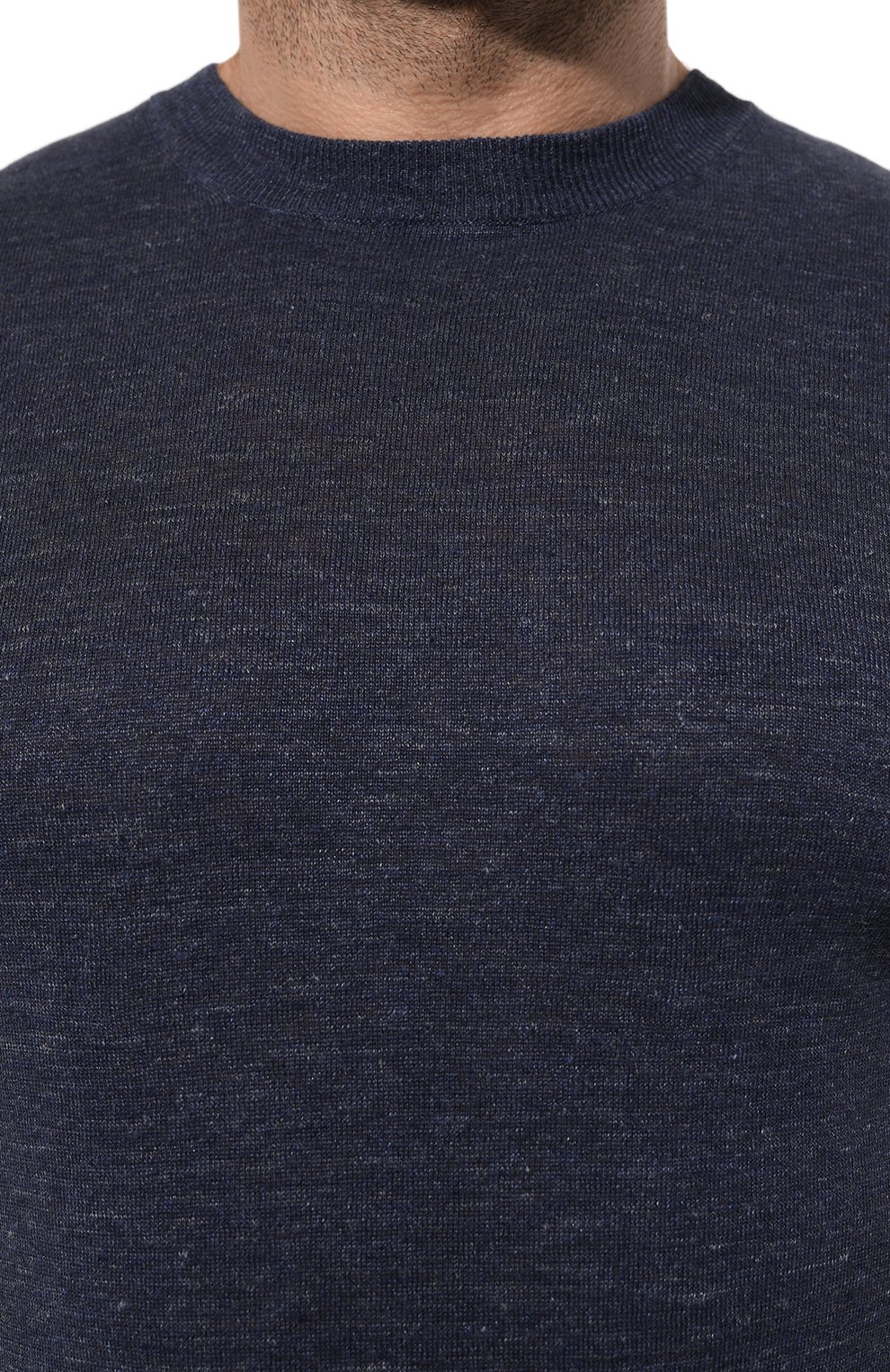 Джемпер изо льна и хлопка BRUNELLO CUCINELLI, арт. M2L00310, фото 5