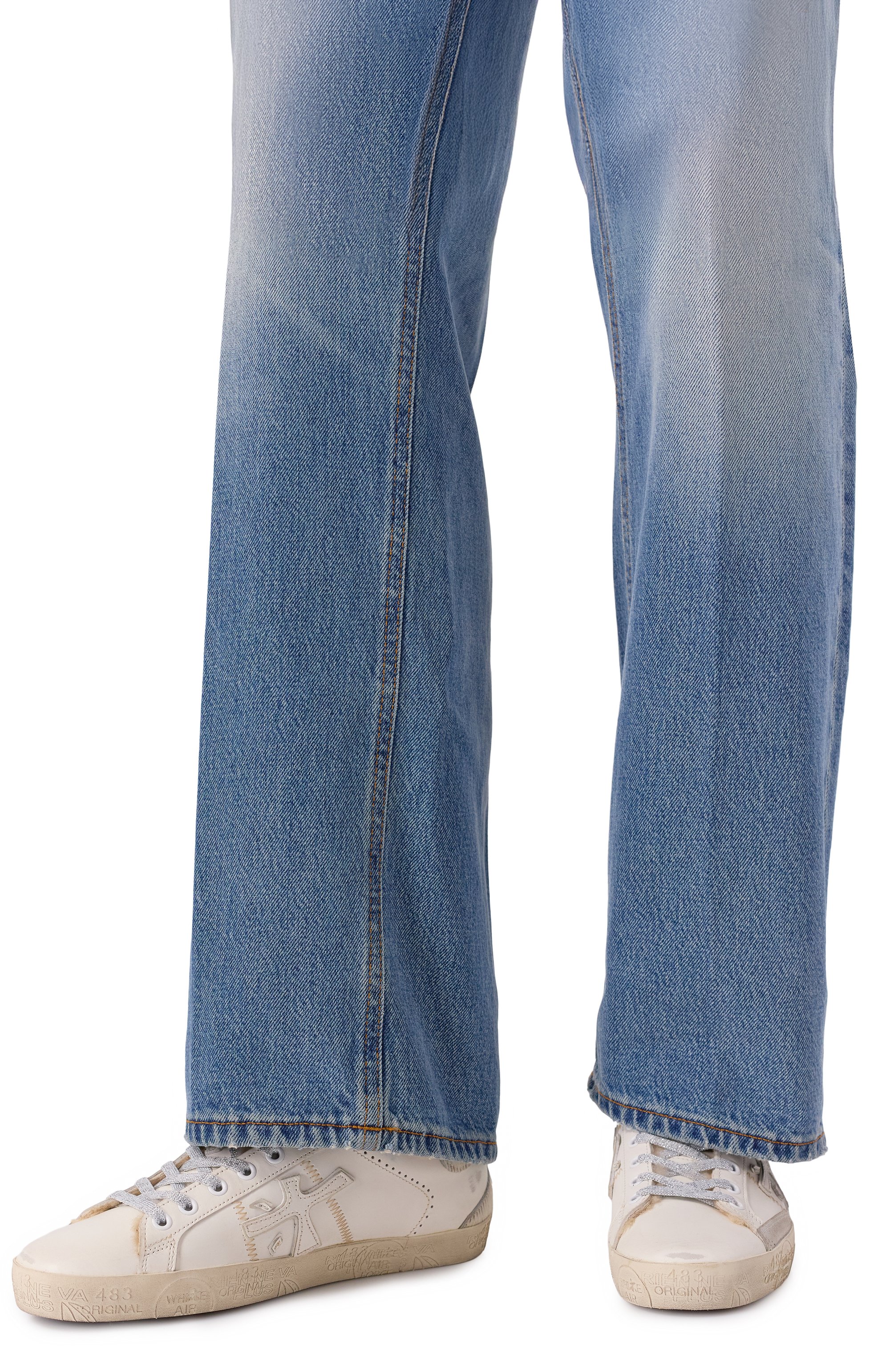 Кожаные кеды steven-d PREMIATA кремового цвета по цене 37000 руб., арт. STEVEND/VAR 7608M, фото 2 Кожаные кеды steven-d PREMIATA, арт. STEVEND/VAR 7608M, фото 2