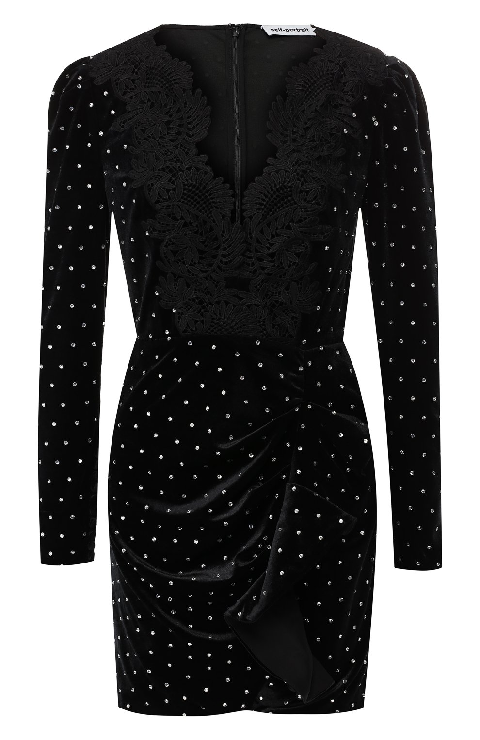 Бархатное платье SELF-PORTRAIT, арт. SP20-015, фото 1