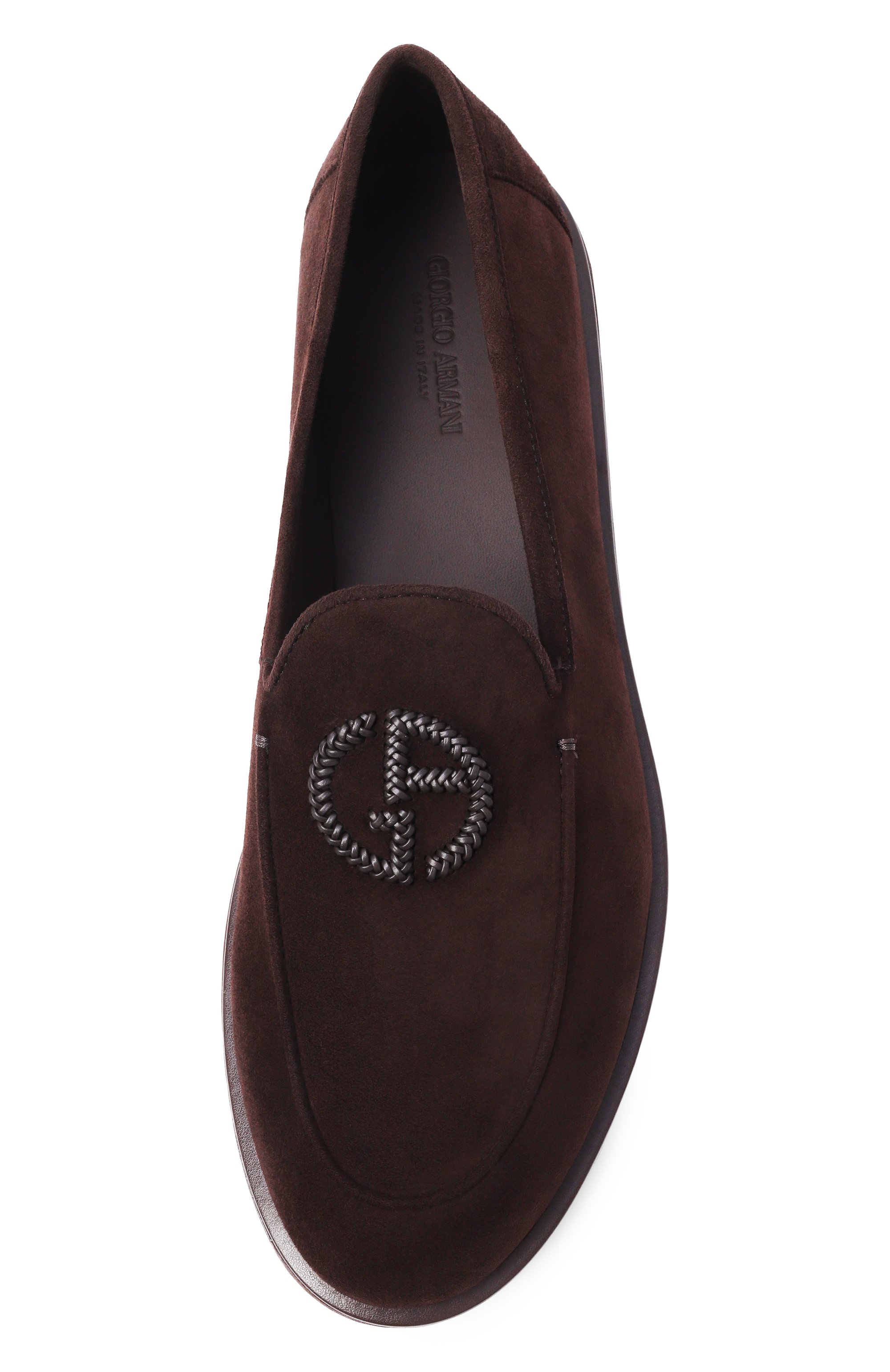 Замшевые лоферы GIORGIO ARMANI, арт. X2J162/XN911, фото 6