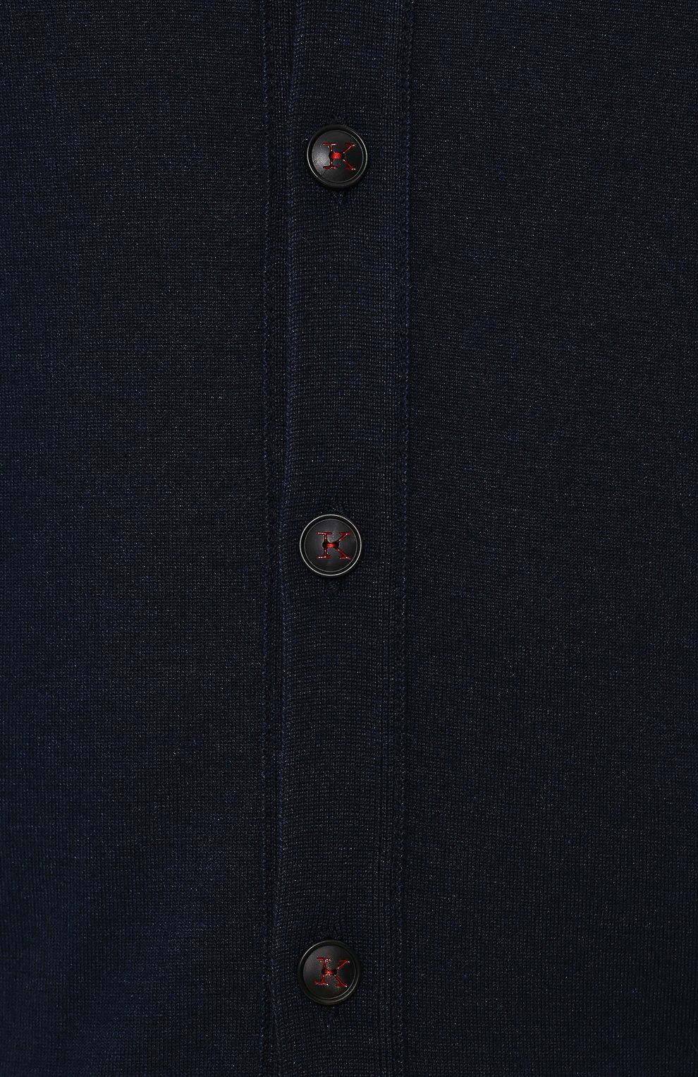 Жилет из смеси кашемира и шелка на пуговицах с v-образным воротником KITON, арт. UK07/T, фото 5