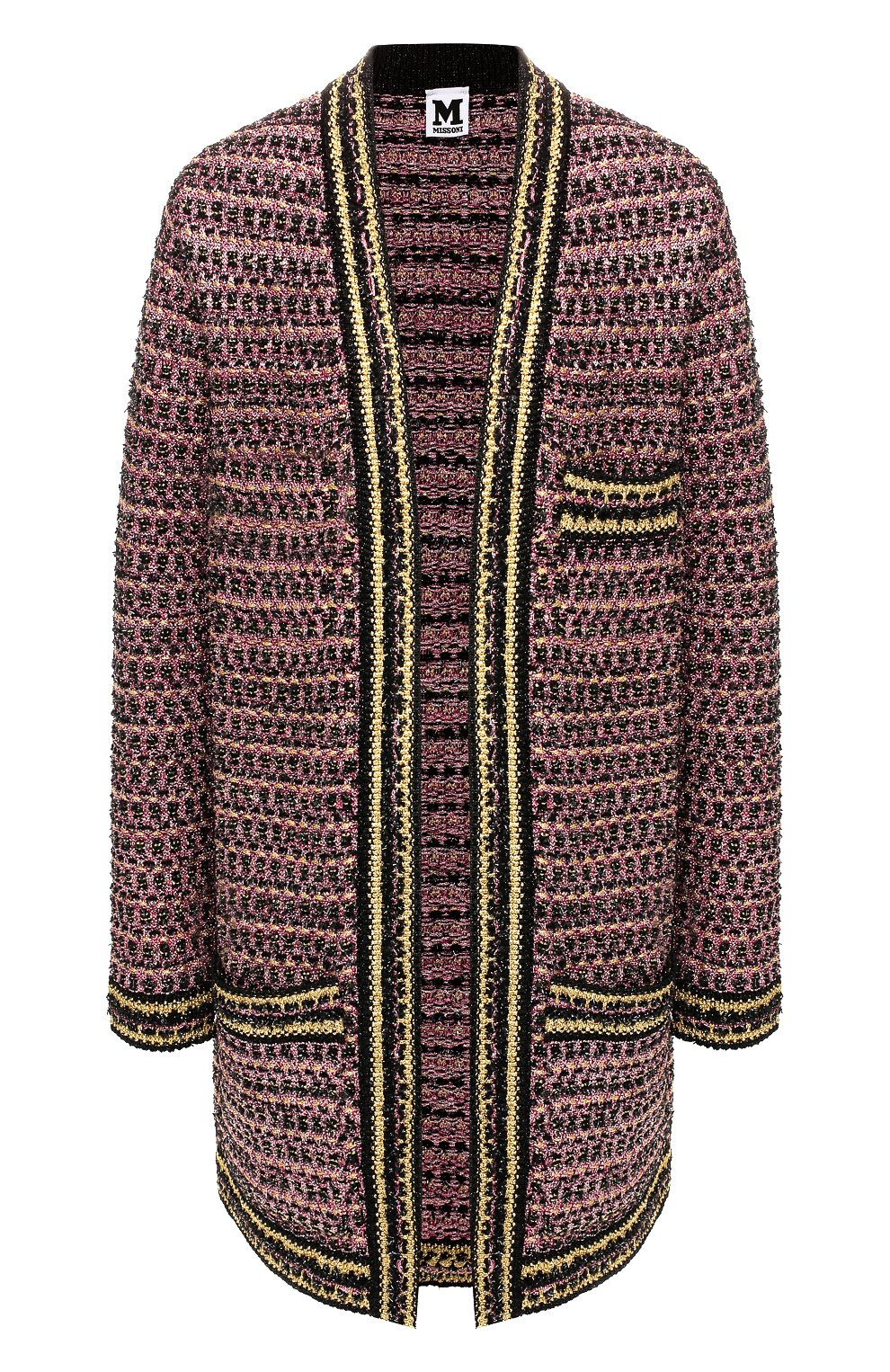 Твидовый кардиган M MISSONI розового цвета по цене 73500 руб., арт. 2DA00008/2K0031, фото 1 Твидовый кардиган M MISSONI, арт. 2DA00008/2K0031, фото 1