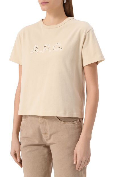 Хлопковая футболка A.P.C., арт. C0HBQ-F26495, фото 3