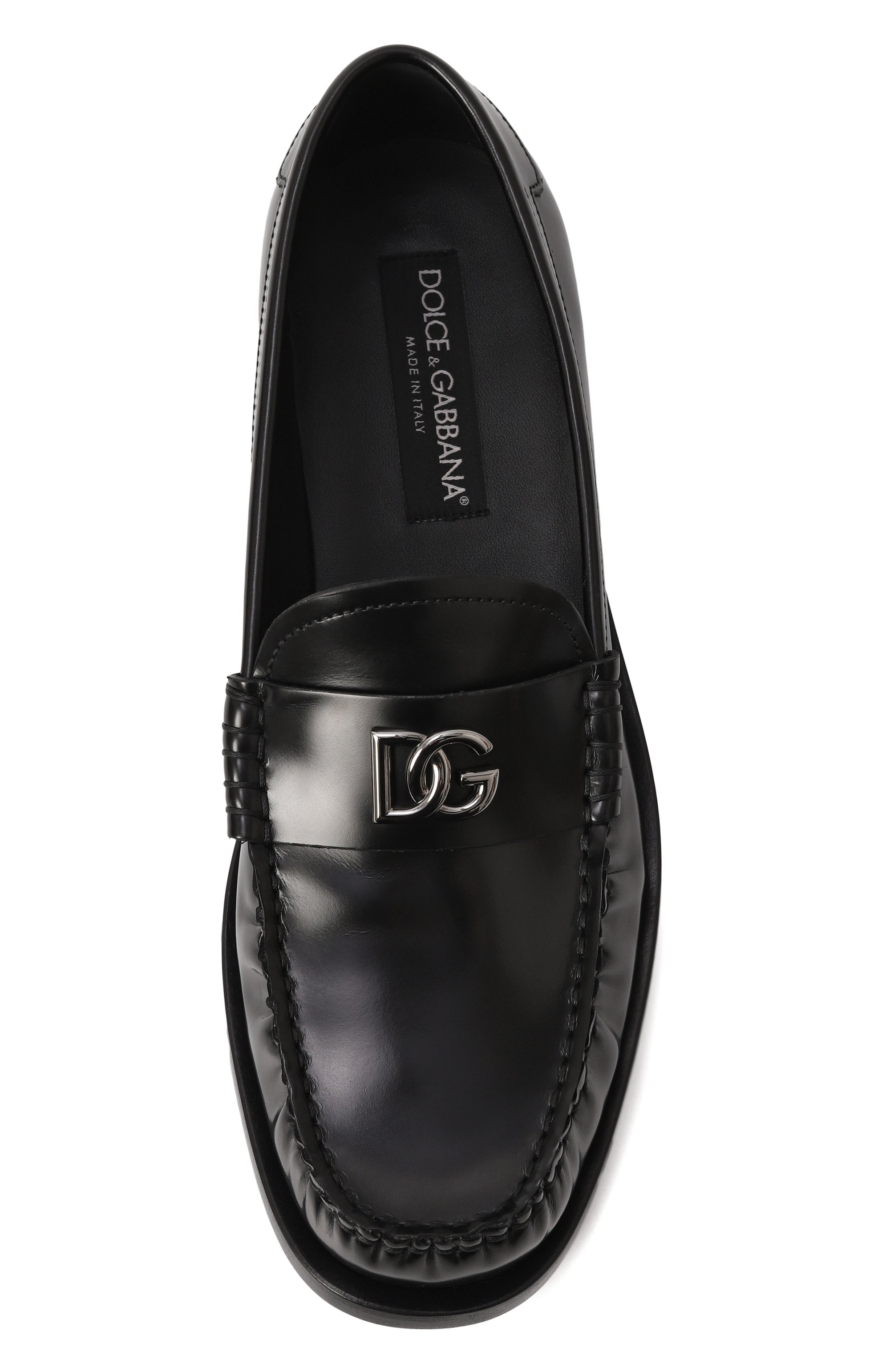 Кожаные лоферы city DOLCE & GABBANA, арт. CM0074/AQ237, фото 6