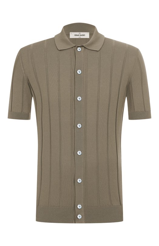 Хлопковая рубашка Gran Sasso 57143/20634 Хаки 57143/20634