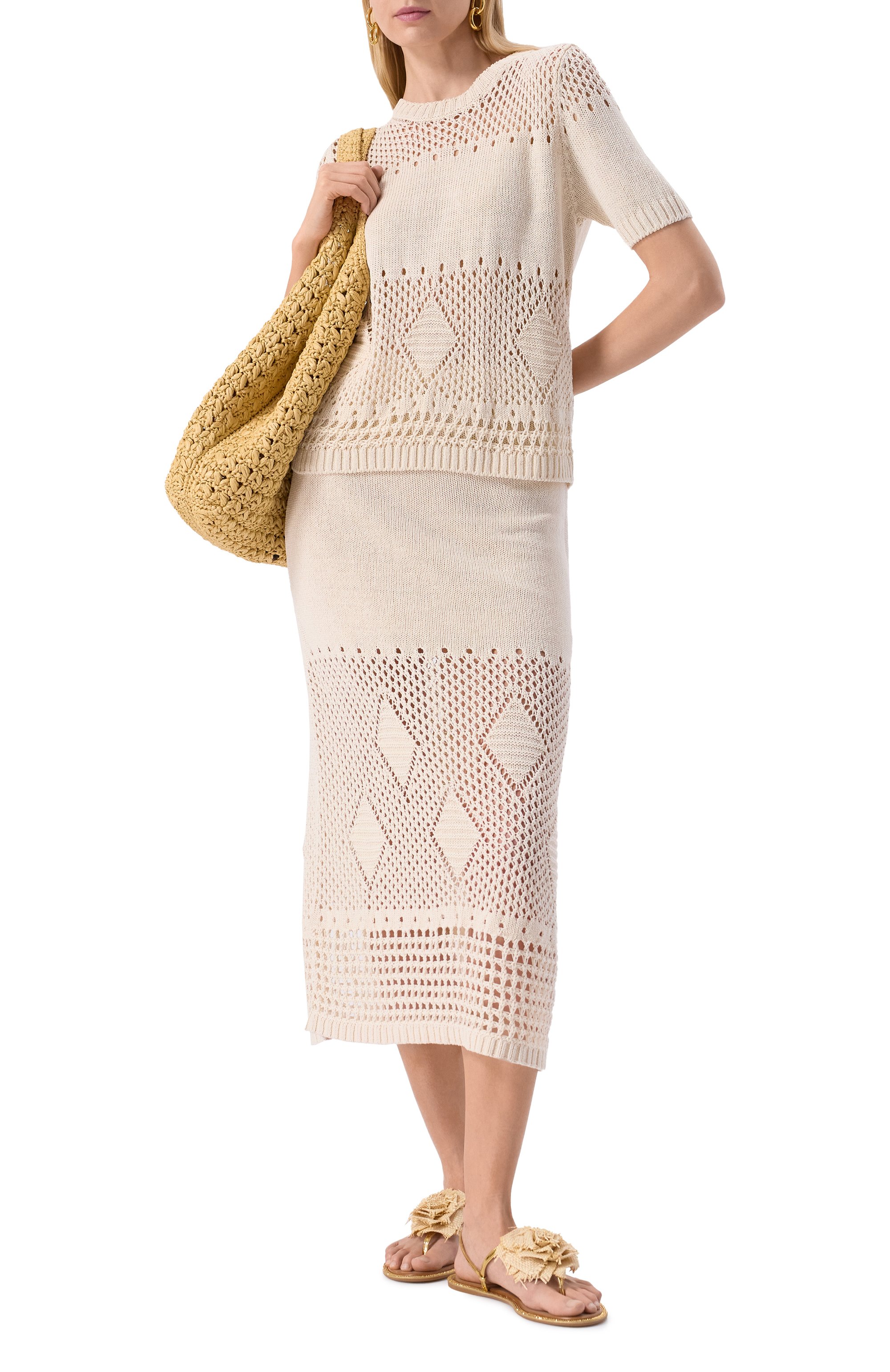 Юбка из шелка и льна MVST, арт. 25E/X2P/0/AC02/7660, фото 2