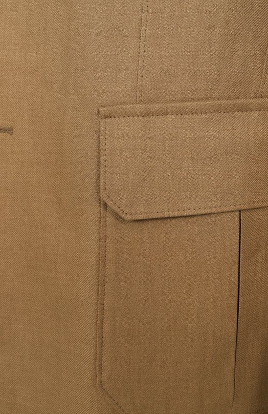 Льняной пиджак Corneliani 25X591-2514108 Бежевый  25X591-2514108 Фото 8
