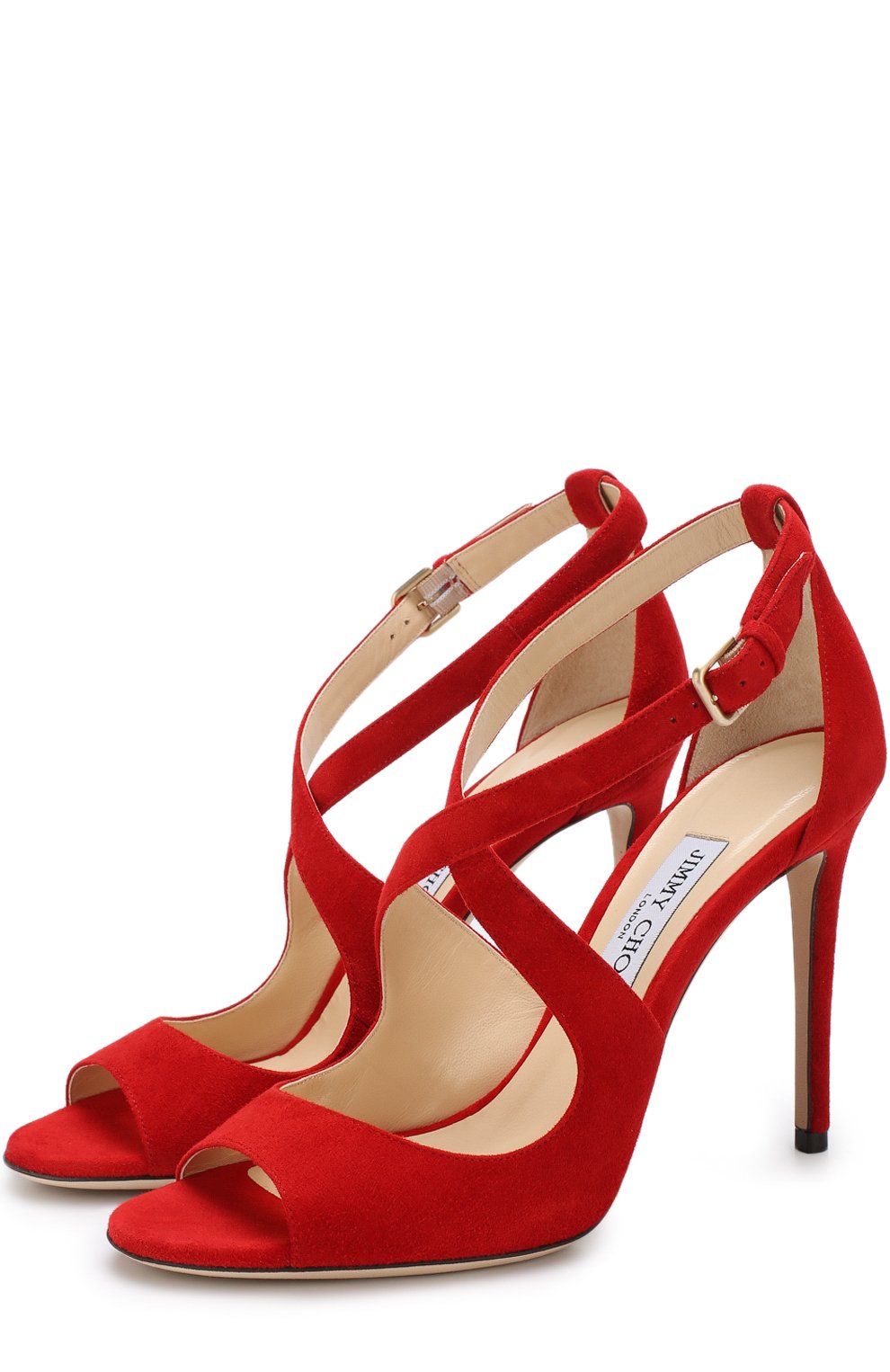 Замшевые босоножки emily JIMMY CHOO, арт. EMILY 100/SUE, фото 1