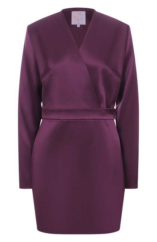 Атласное платье OLOLOL OLD361/1584.709 Фиолетовый OLD361/1584.709