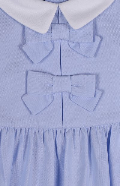 Хлопковое платье с бантами GUCCI, арт. 519492/XBE82, фото 3