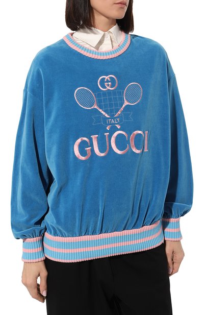 Бархатный свитшот GUCCI, арт. 581085 XJBIO, фото 3