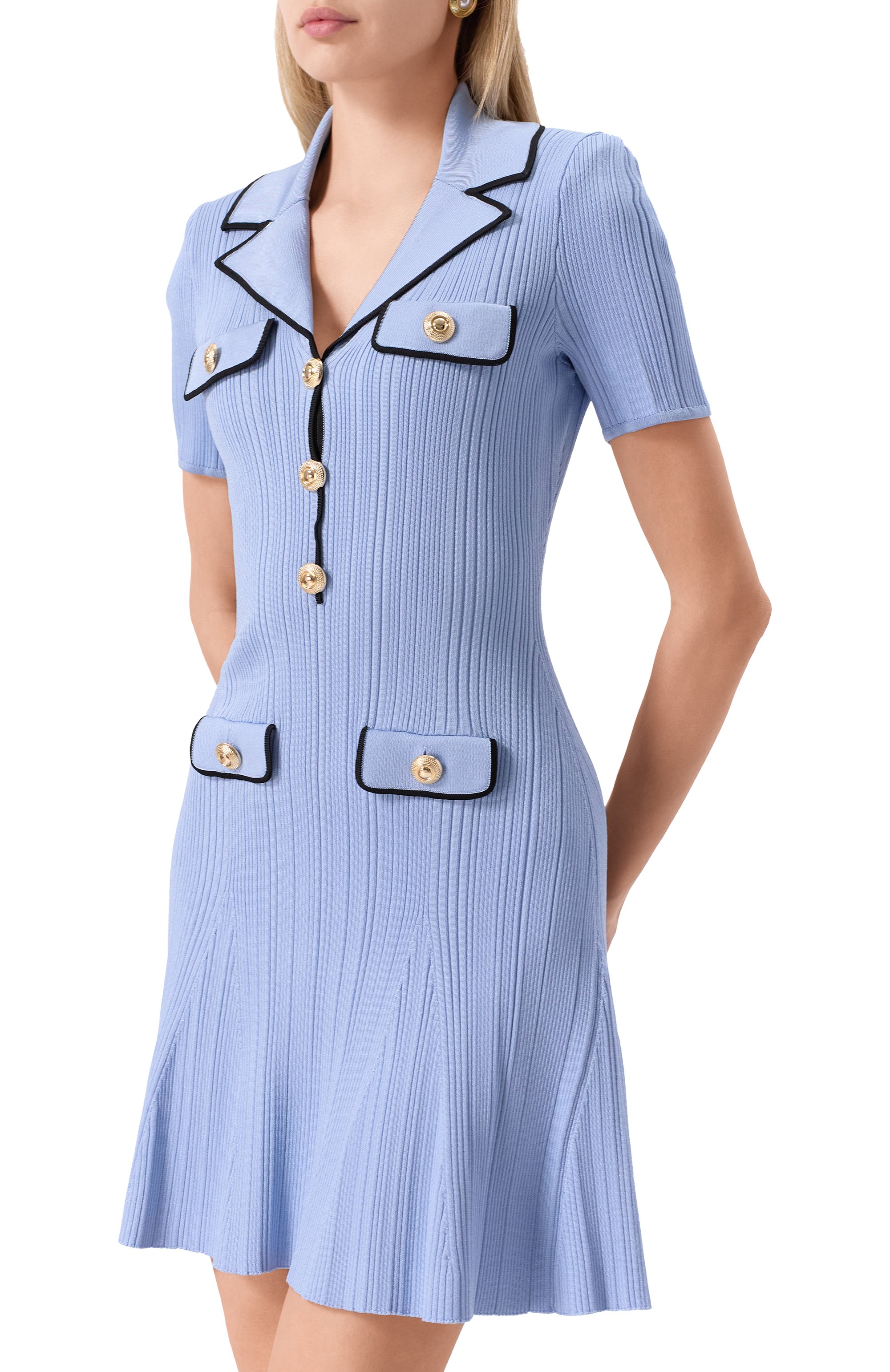 Платье SELF-PORTRAIT, арт. RS25979SBL, фото 3