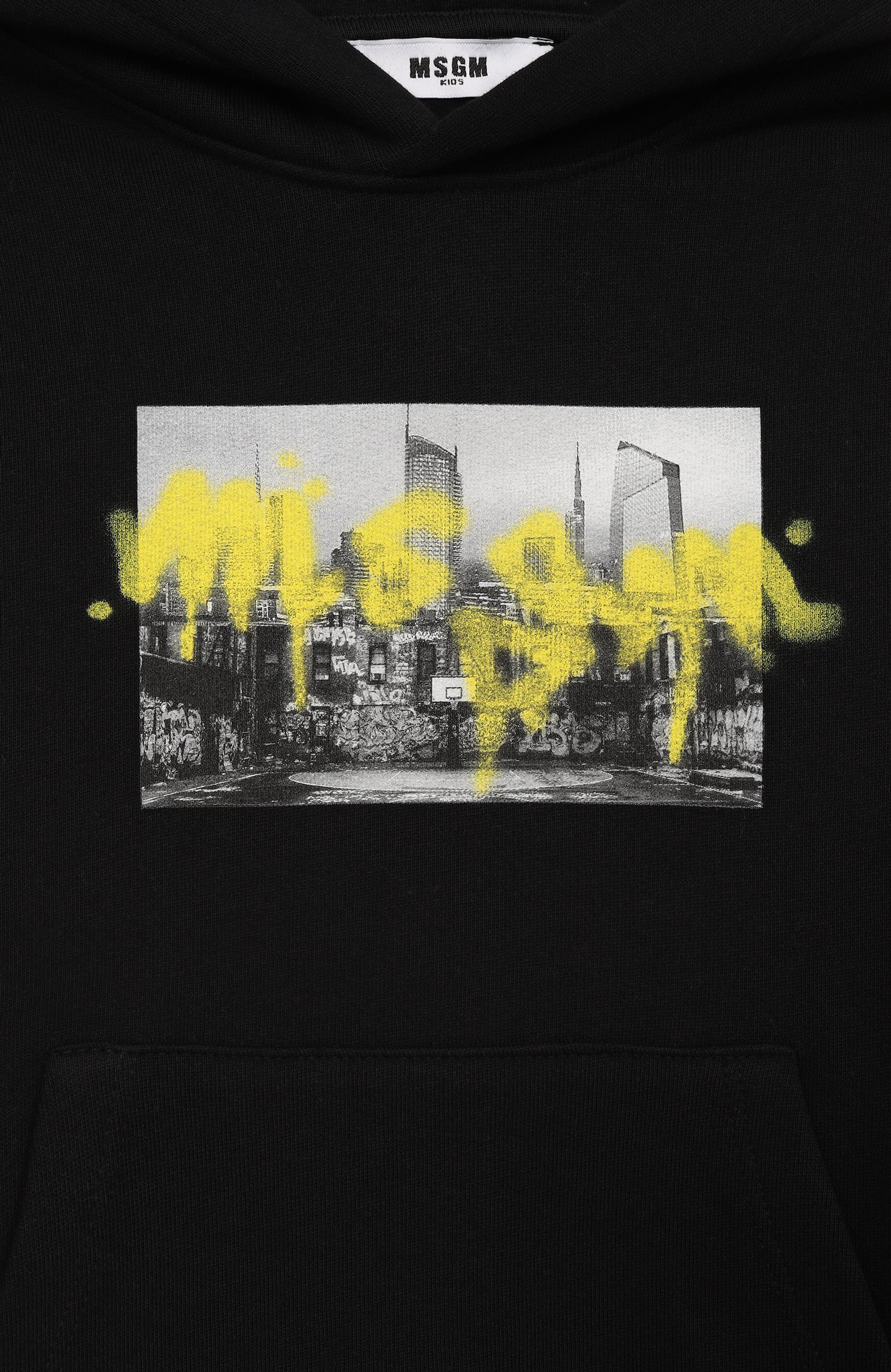 Хлопковое худи MSGM KIDS, арт. F6MSJBHS240, фото 3