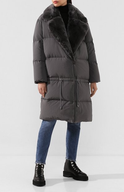 Пуховик с меховой отделкой ADD, арт. WAW881, фото 2