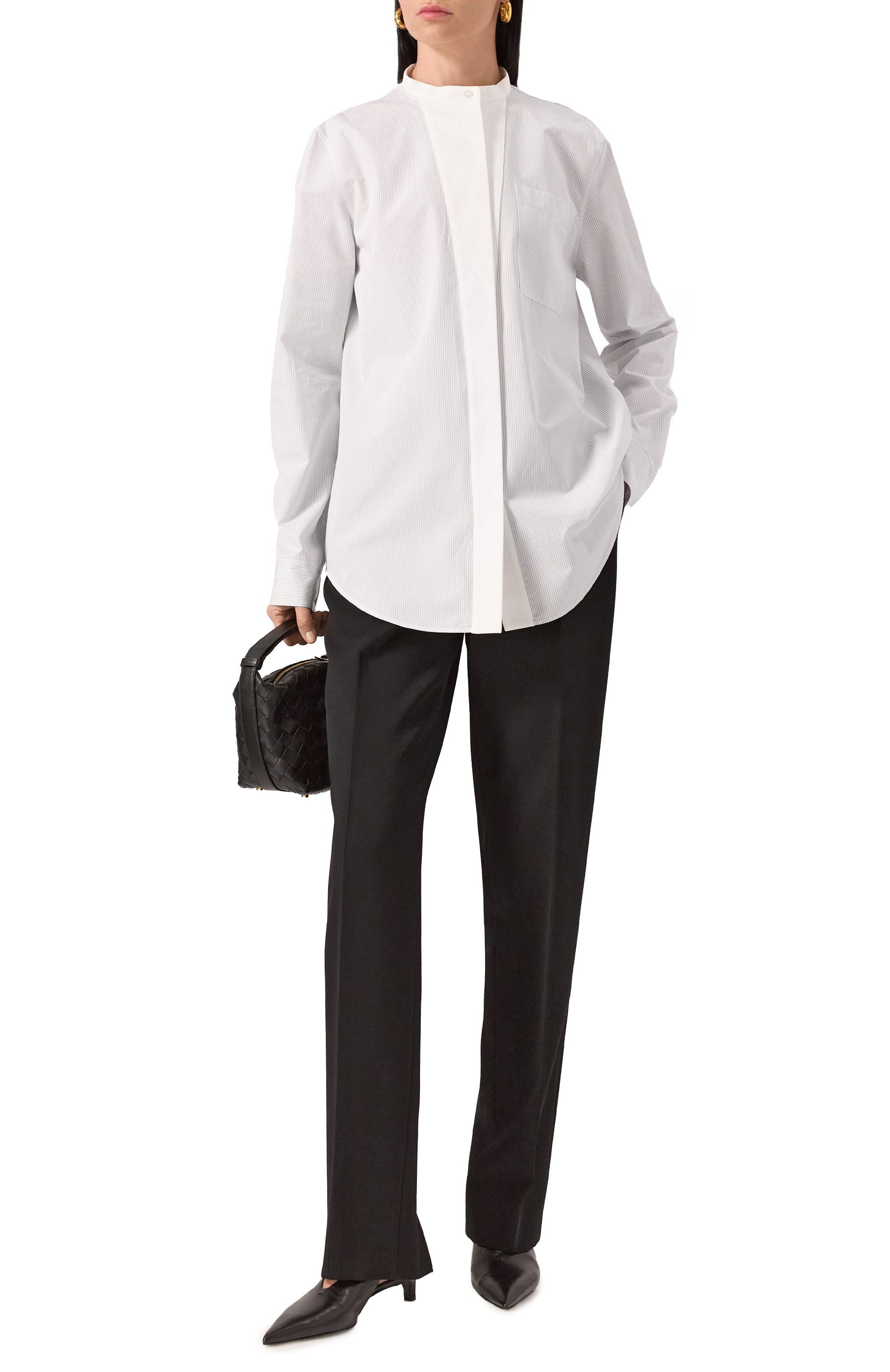 Хлопковая рубашка JIL SANDER, арт. J05DL0102/JTN236, фото 2