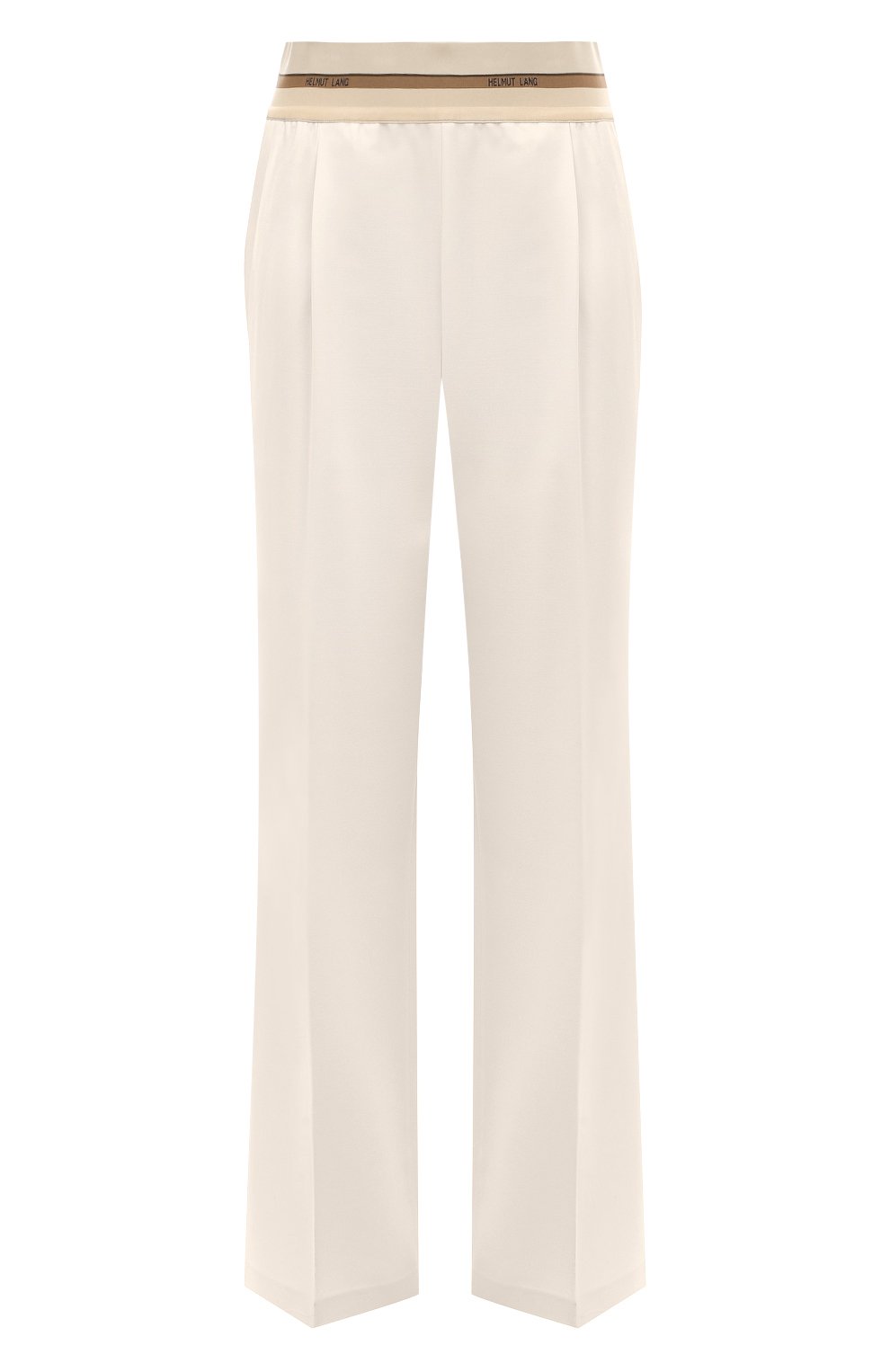 Брюки HELMUT LANG кремового цвета по цене 51200 руб., арт. M05HW207, фото 1 Брюки HELMUT LANG, арт. M05HW207, фото 1