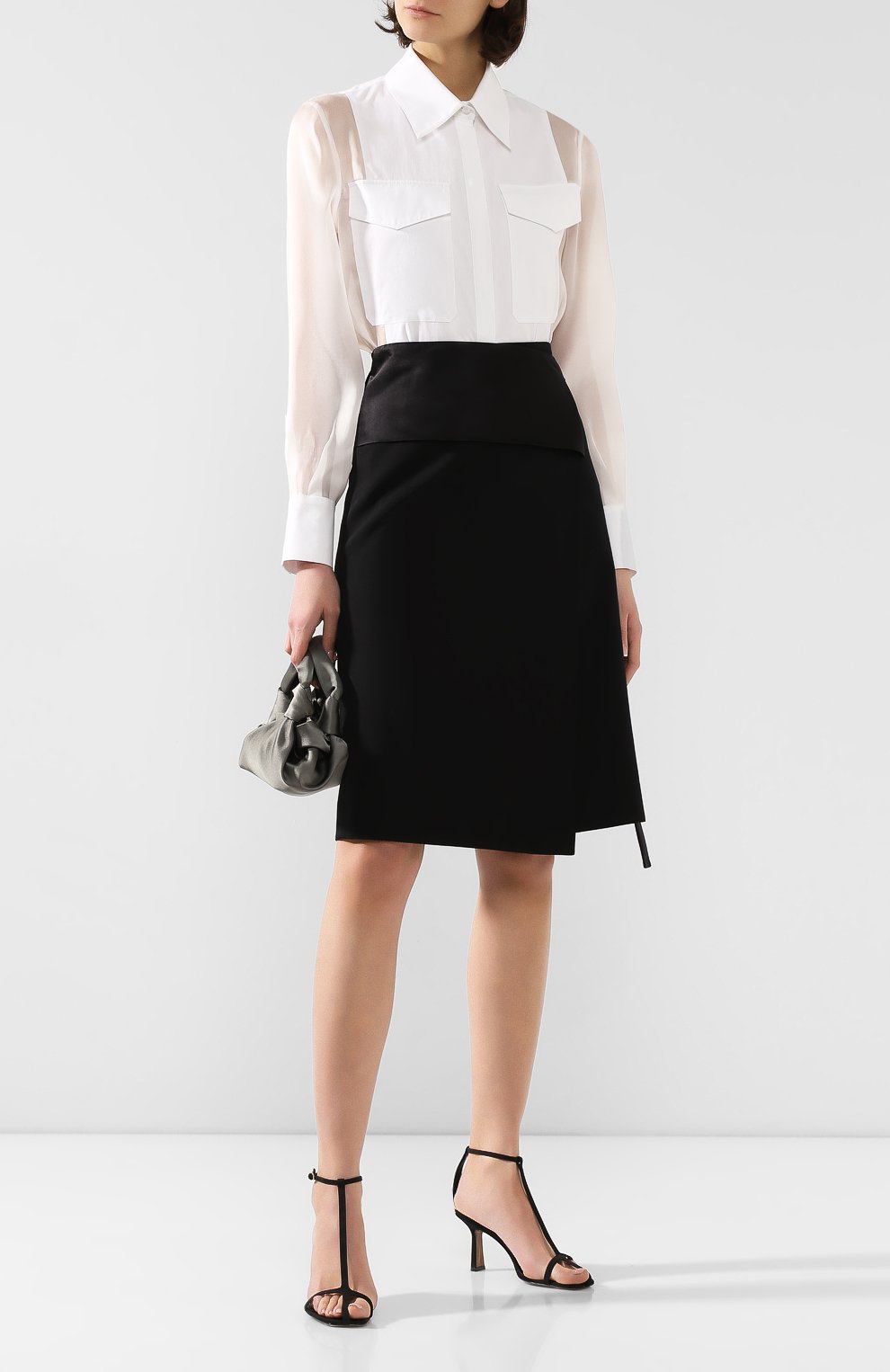 Рубашка JM STUDIO белого цвета по цене 33970 руб., арт. FW192033, фото 2 Рубашка JM STUDIO, арт. FW192033, фото 2