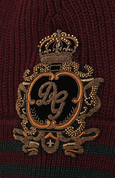 Шерстяная шапка DOLCE & GABBANA, арт. GX518Z/JBVF2, фото 3