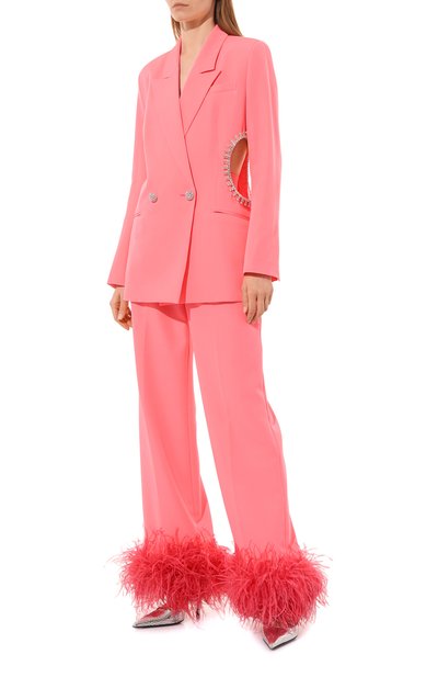 Жакет ALINE кораллового цвета по цене 38000 руб., арт. AL040601-2, фото 2 Жакет ALINE, арт. AL040601-2, фото 2