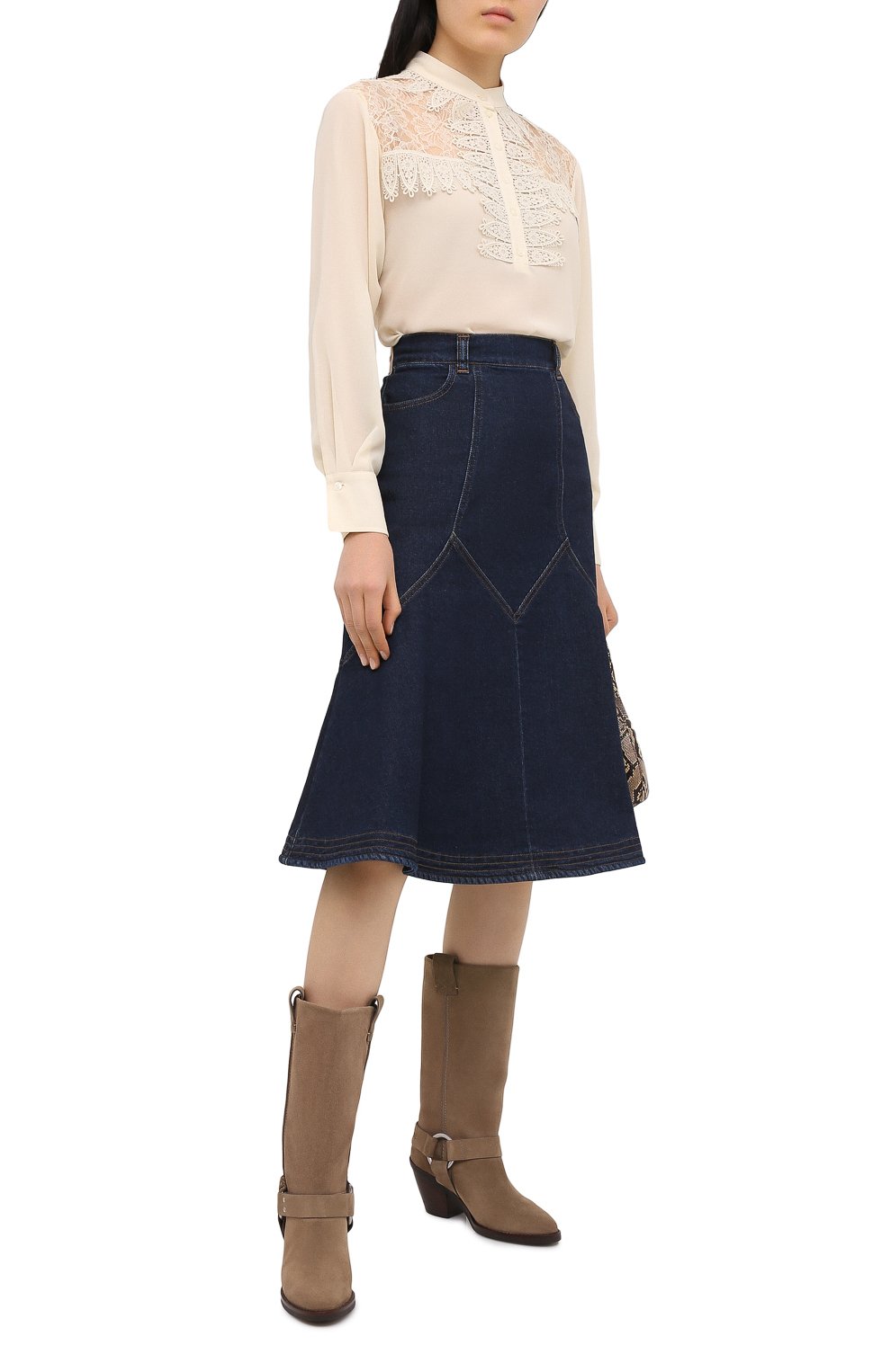 Джинсовая юбка SEE BY CHLOÉ, арт. CHS20WDJ01150, фото 2