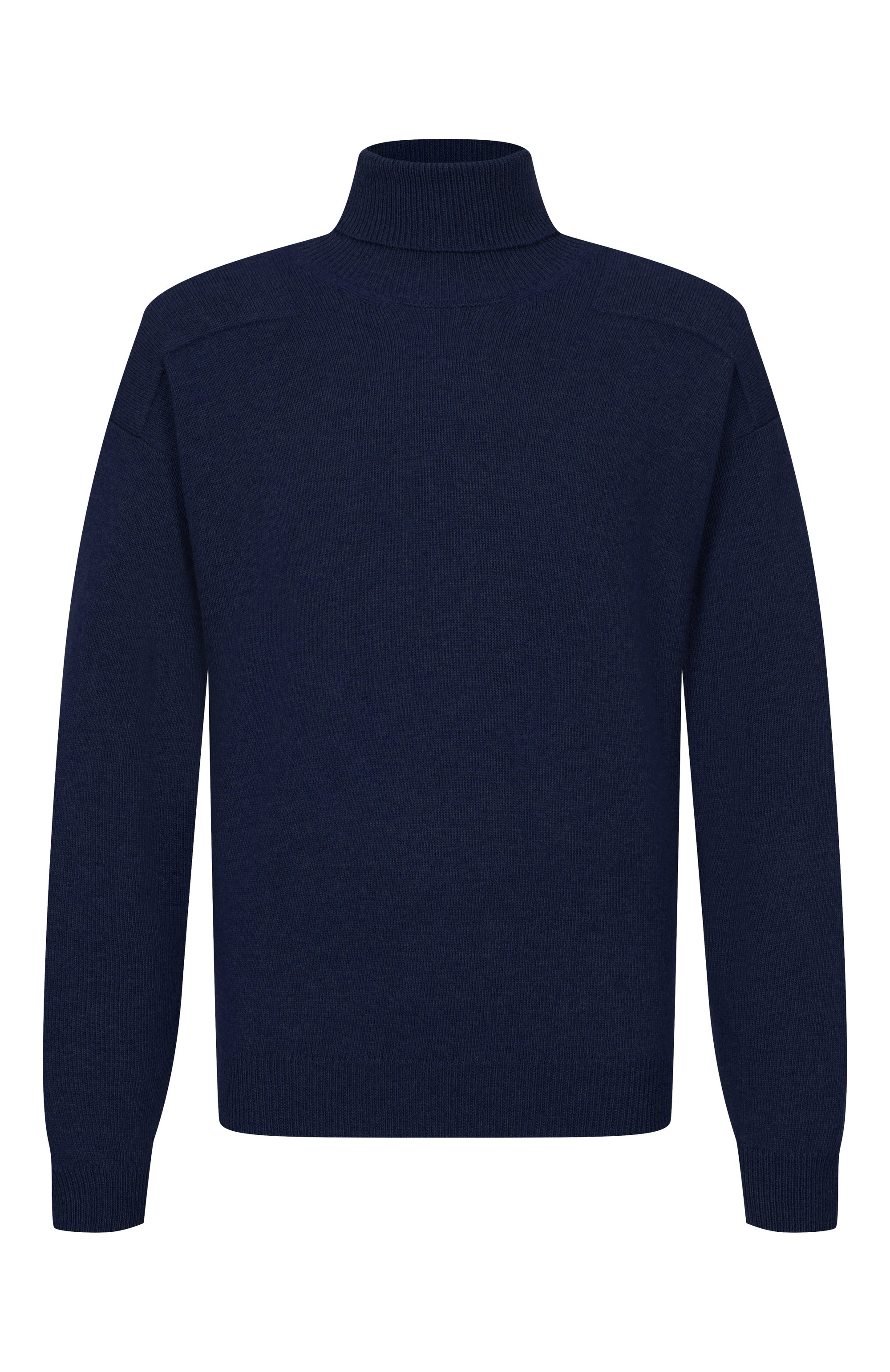 Шерстяной свитер JIL SANDER темно-синего цвета по цене 141500 руб., арт. J22GP0298/J14851, фото 1 Шерстяной свитер JIL SANDER, арт. J22GP0298/J14851, фото 1