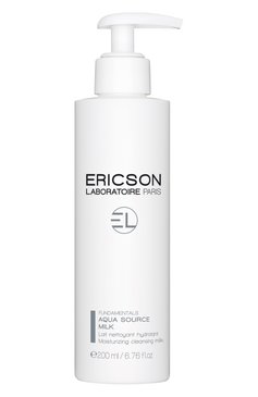 Увлажняющее молочко для лица  (200ml) ERICSON LABORATOIRE бесцветного цвета, арт. 3700358301565 | Фото 1 (Тип продукта: Молочко; Региональные ограничения белый список (Axapta Mercury): Не проставлено; Нос: Не проставлено; Назначение: Для лица)