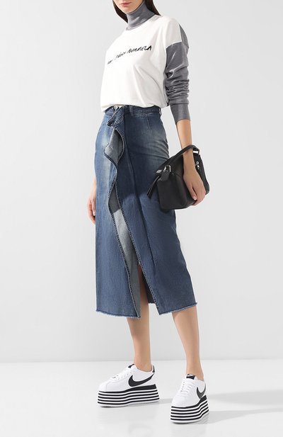 Кожаные кеды cortez comme des garcons x nike NIKE, арт. GB-K121-001, фото 2